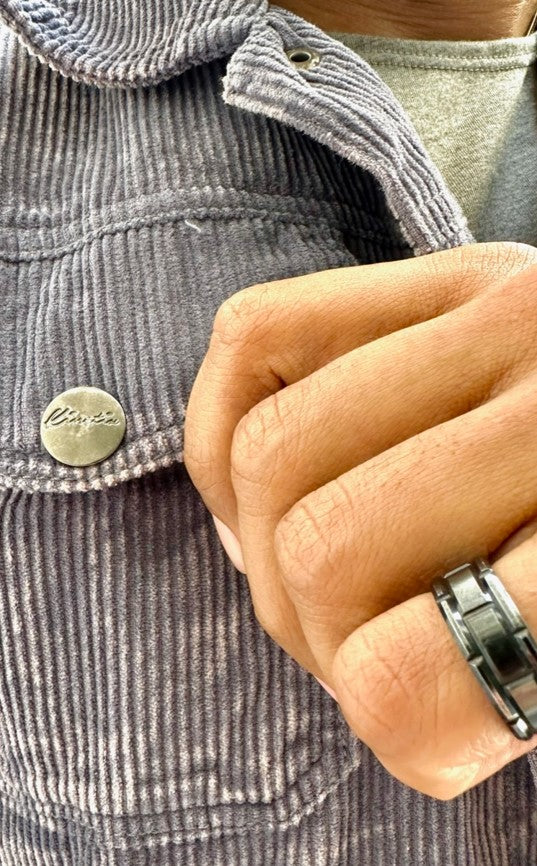 Cascade Corduroy Jacket (Charcoal Mineral Wash)