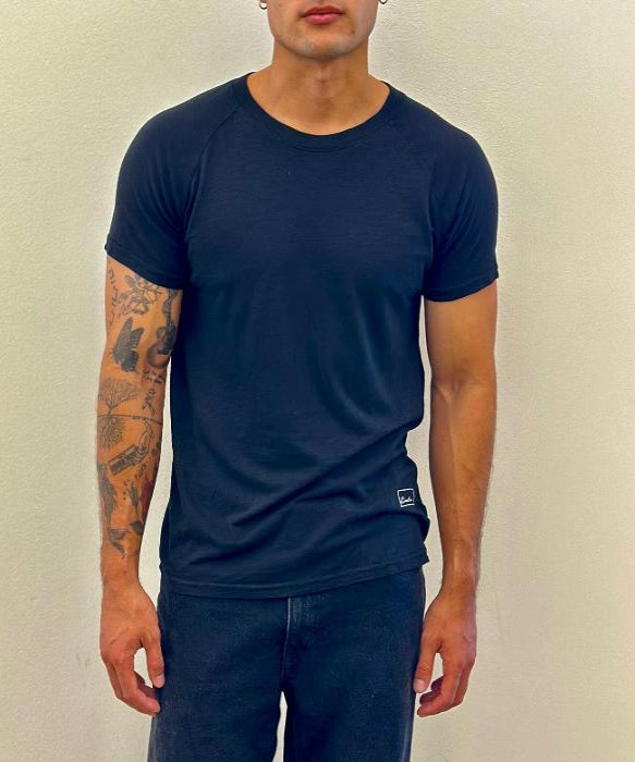 New Standard 4 Corners Raglan (Black) 100% USA Cotton