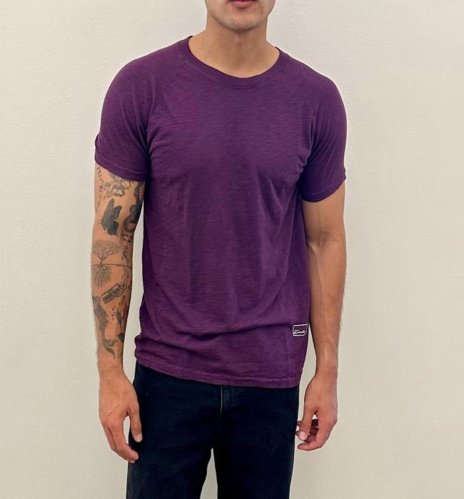 New Standard 4 Corners Raglan (Plum) 100% USA Cotton
