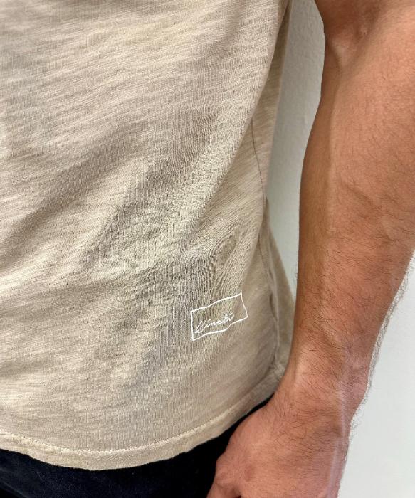 New Standard 4 Corners Raglan (Khaki) 100% USA Cotton