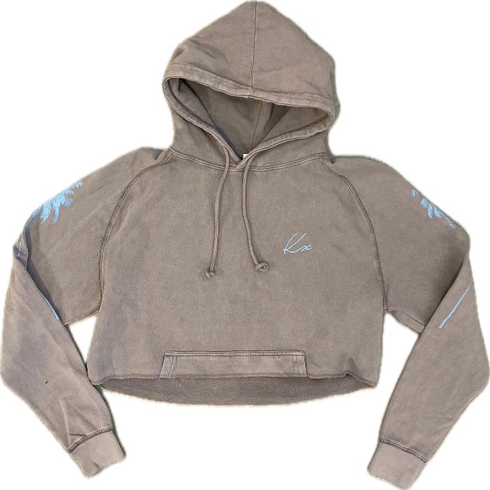 Women's KX Palm Crop Hoodie (Lilac Stone)