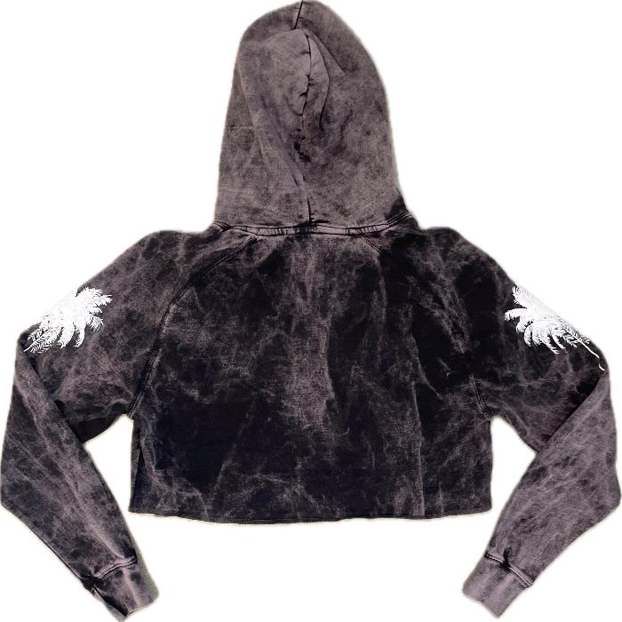 Women's KX Palm Crop Hoodie (Charcoal Mineral)