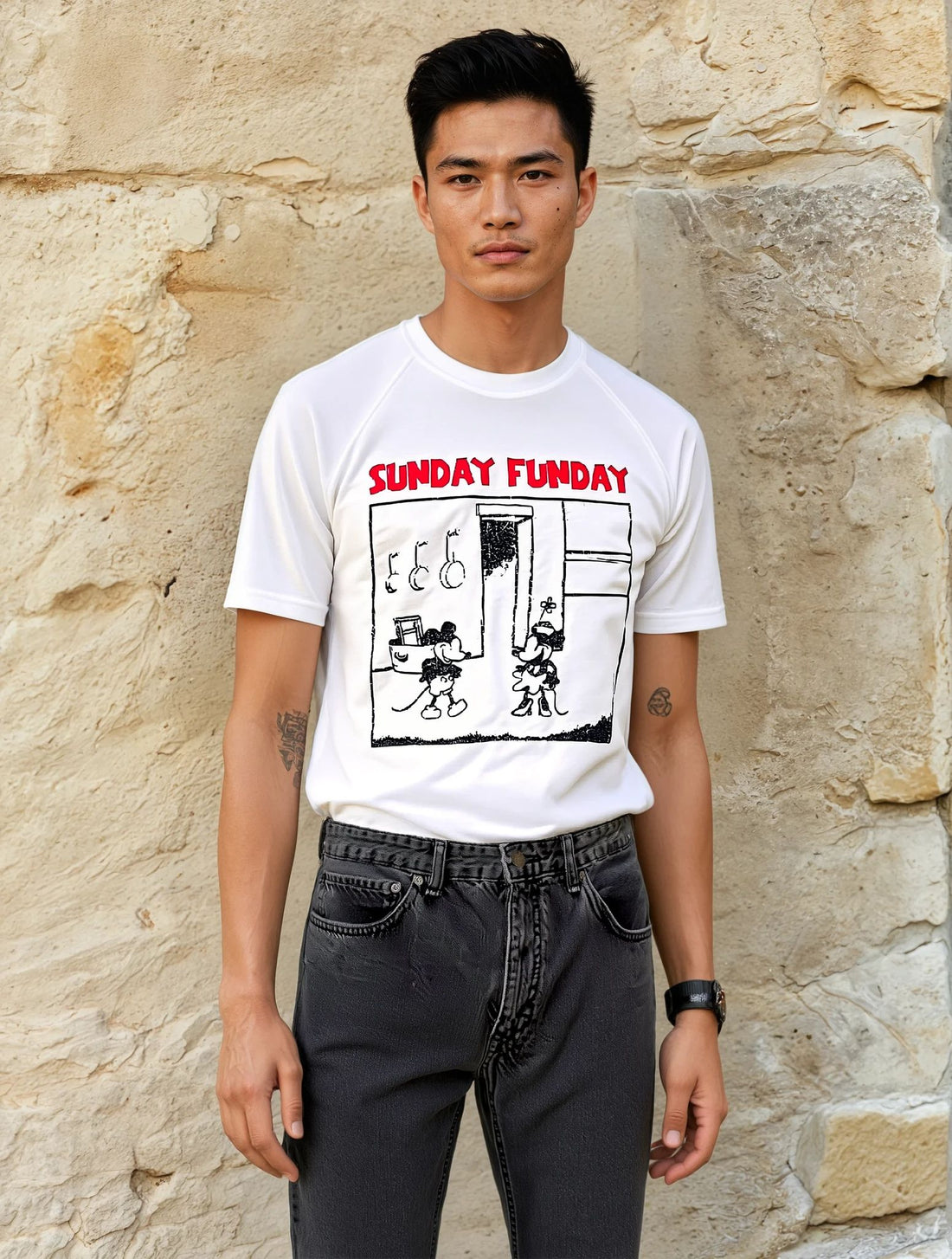 "Sunday Funday" on our 4 Corners New Standard (White)