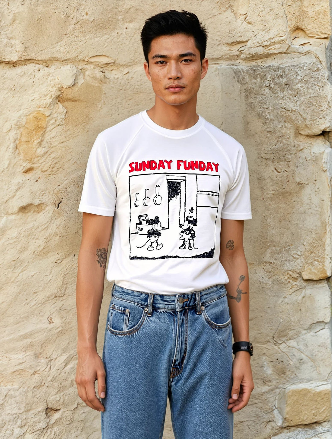 "Sunday Funday" on our 4 Corners New Standard (White)