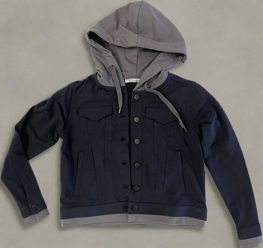Women's Cove Beach Hoodie Jacket (Navy)