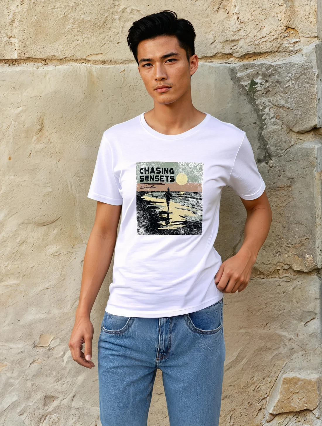 4 Corners Bundle (4 Corners Hoodie Navy and "Chasing Sunsets" Snow White)