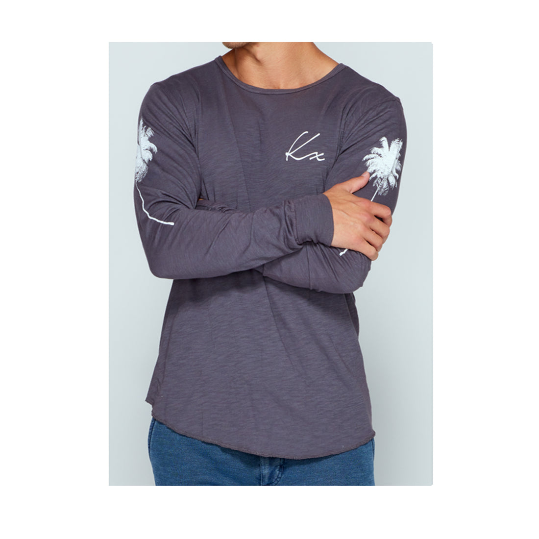 KX Palm on 4 Corners Long Sleeve (Dusk)