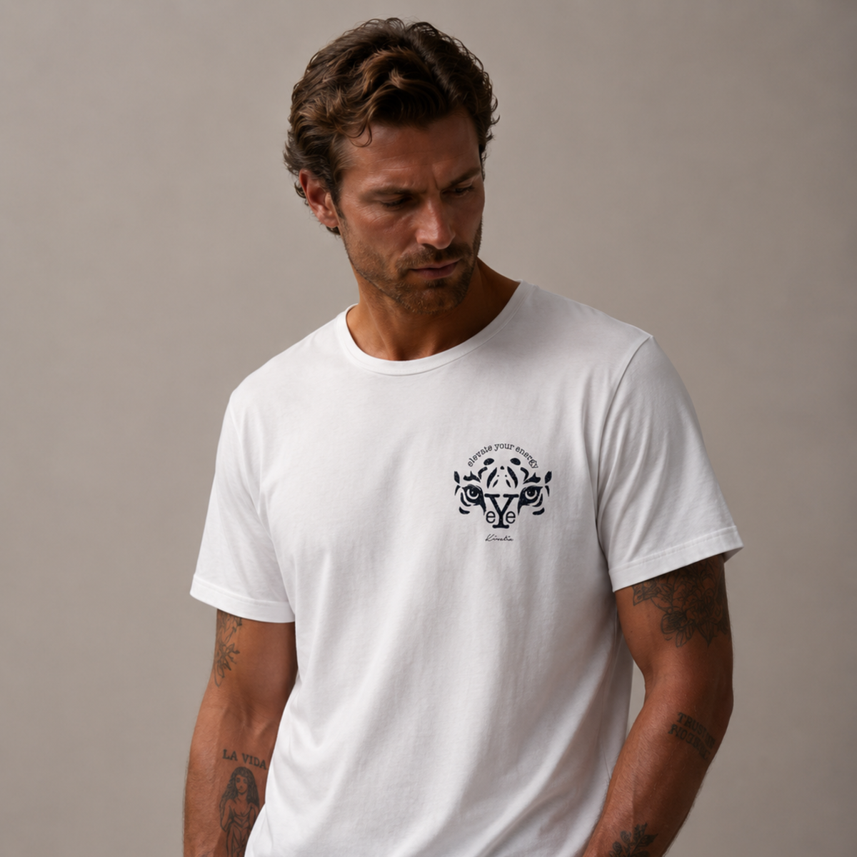 Elevate Your Energy Organic Tee (White)