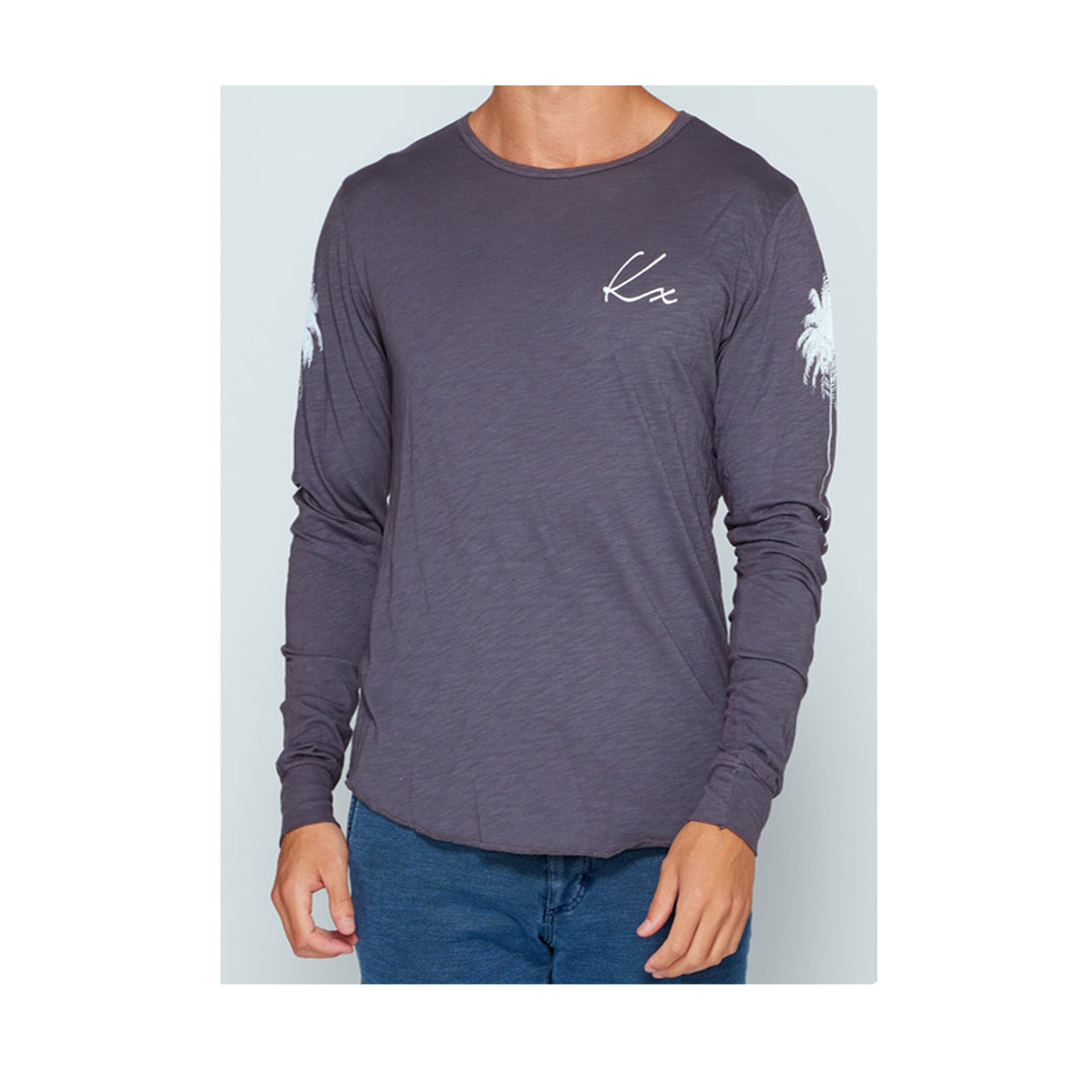 KX Palm on 4 Corners Long Sleeve (Dusk)