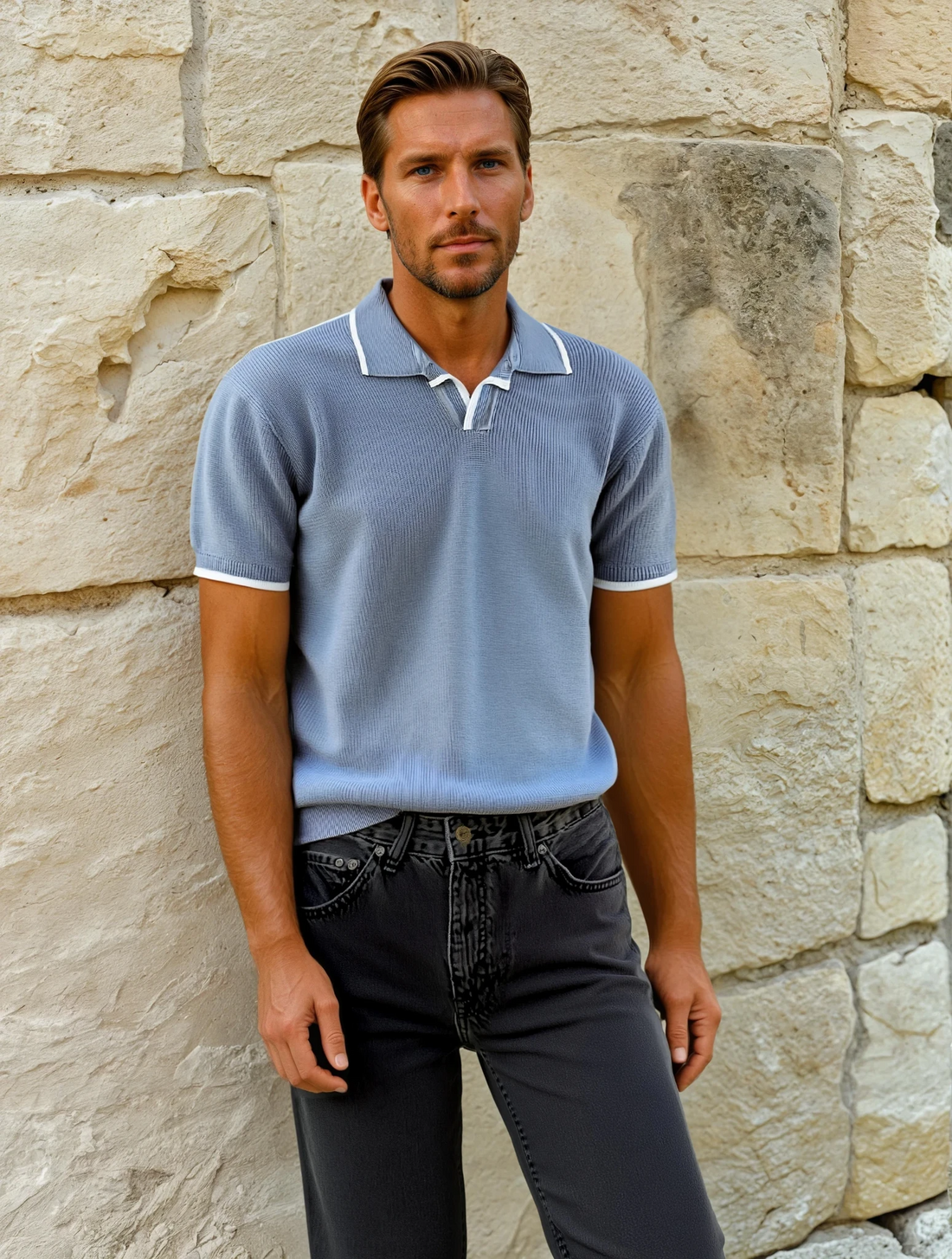 Ora Beach Polo (Cloud Gray)