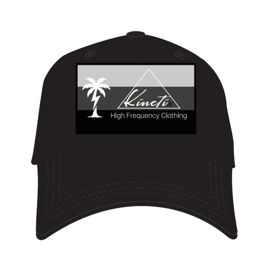 Rising Sun High Frequency Trucker Hat (Black with Gray-Blend patch) Pre-sale