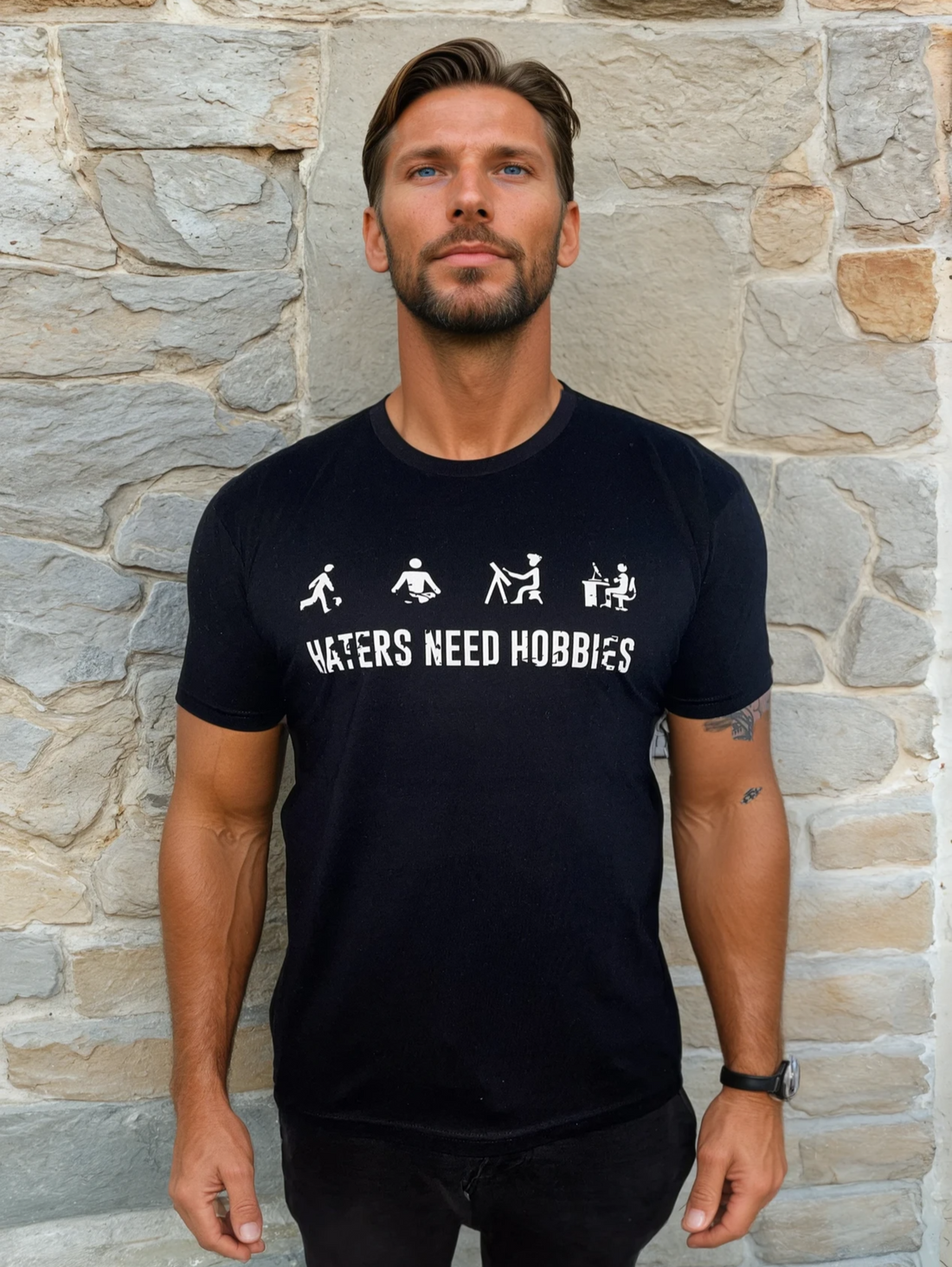 "Haters Need Hobbies" (Black)