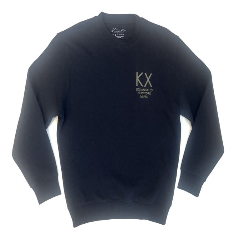 KX Light Weight Fleece Crew (Navy)