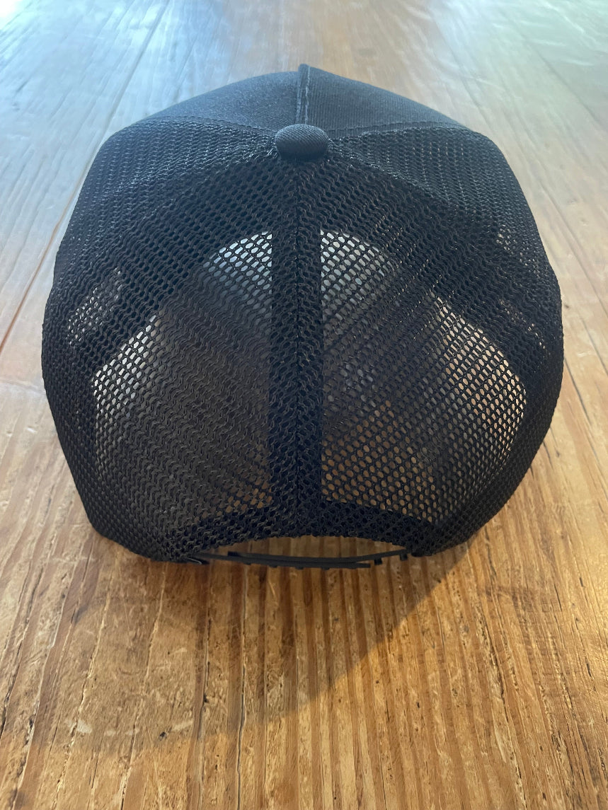 KX Palm Thunder Trucker Hat (Black with Red patch)