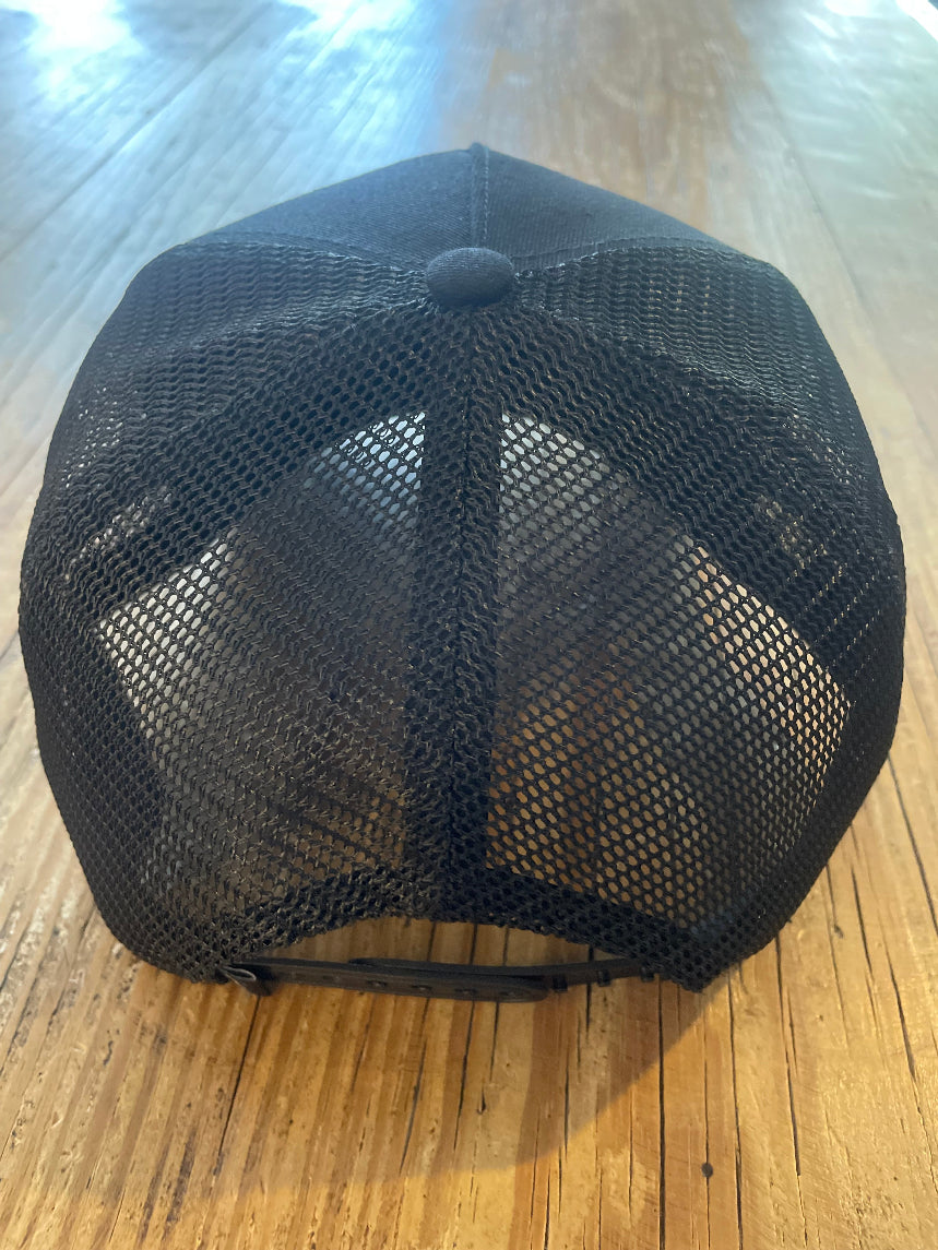 Rising Sun High Frequency Trucker Hat (Black with Sun-Blend patch)