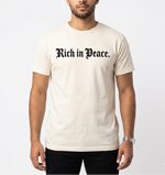Rich in Peace Organic Tee (White)