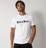 Rich in Peace Organic Tee (Navy or White)