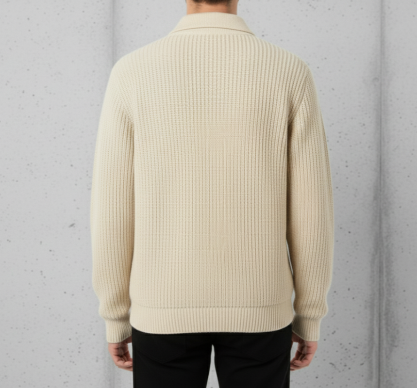 Sonoma Coast Zip Long Sleeve (Eggshell White)