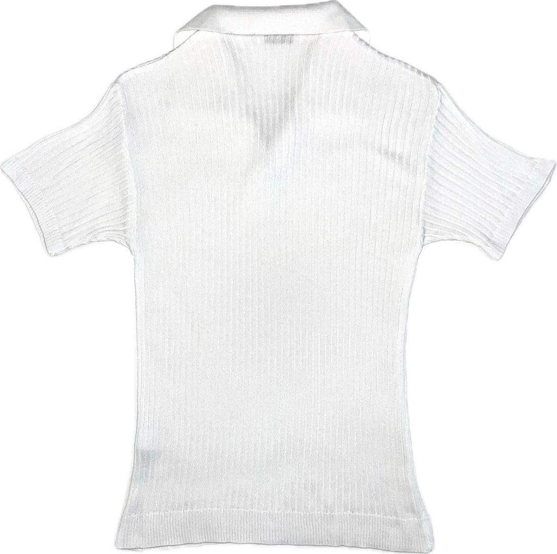 Summer Forever Knit Polo (Snow White)