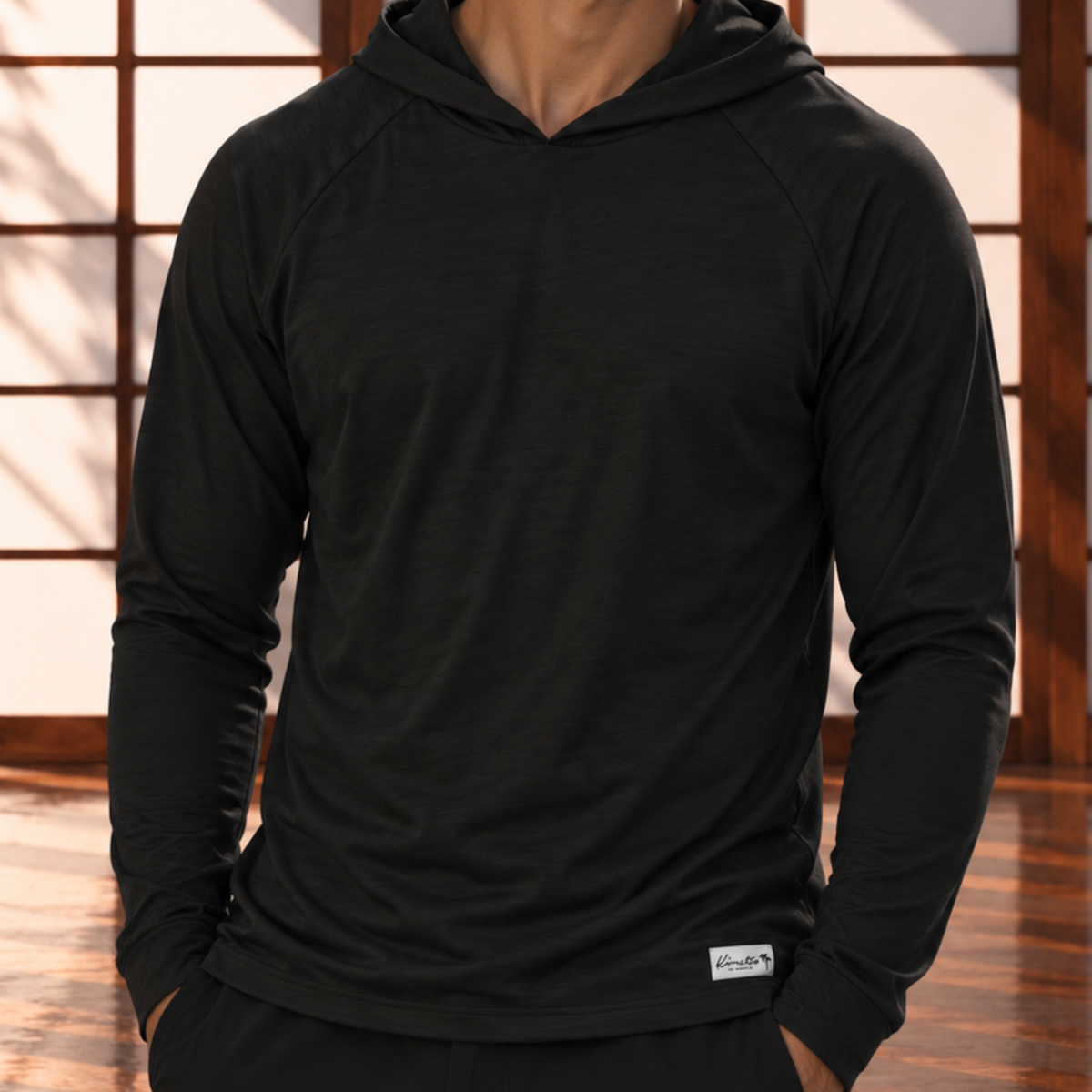 4 Corners Classic Hoodie (Raven Black)