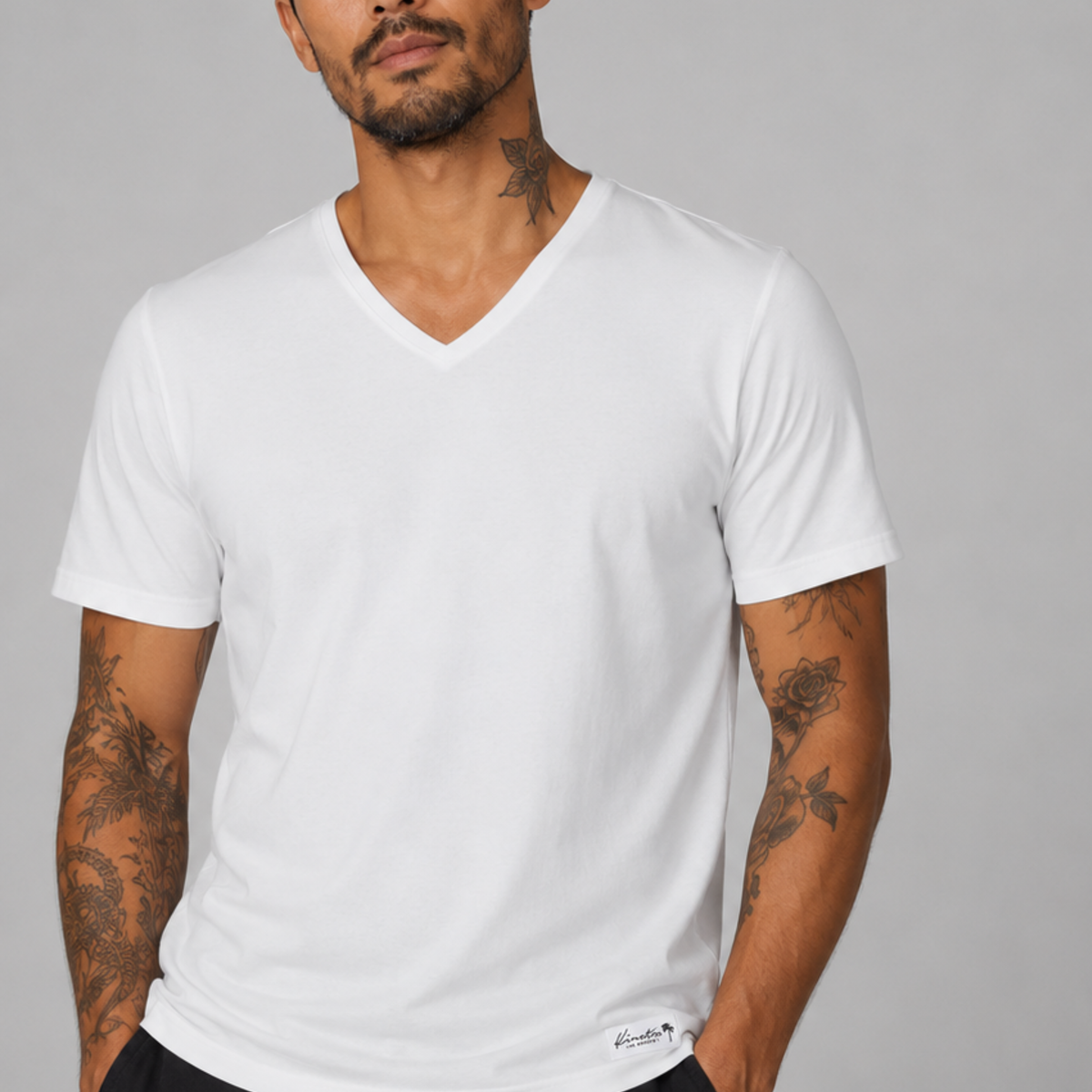 New Four Corners V Neck Tee Organic