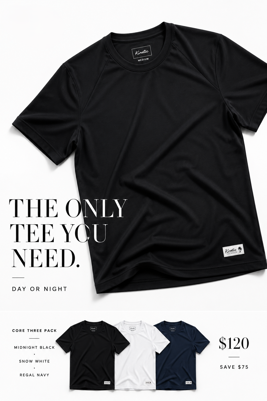 Core Four Corners Tee - Three Pack (Save $75)