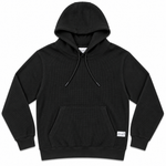 Coastal Waffle Thermal Hoodie (Black, Sage, and Sand)