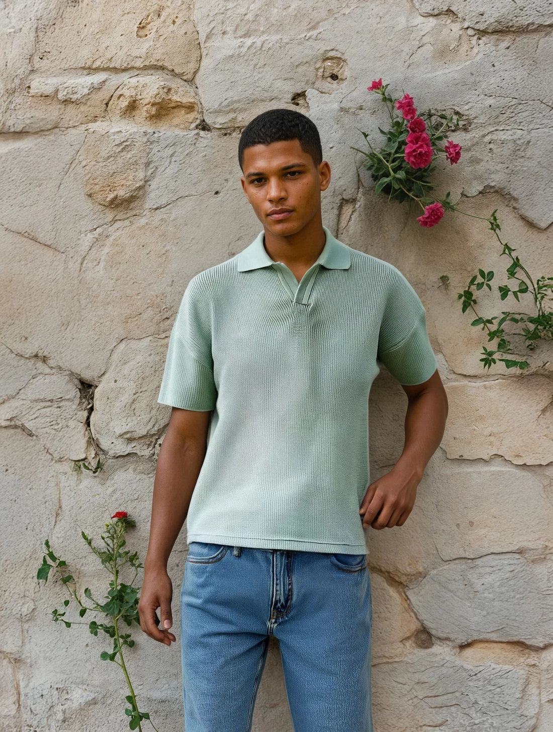 Doheny Beach Polo (Pistachio Green)