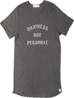 BUSINESS, NOT PERSONAL on our 4 Corners Crew neck (Charcoal)