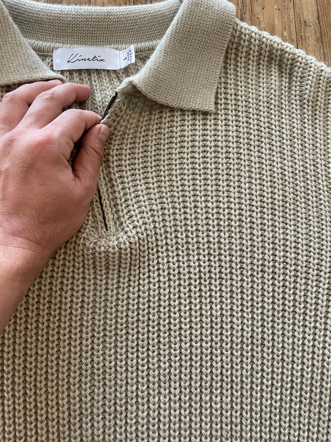 Sonoma Coast Zip Long Sleeve (Eggshell White)