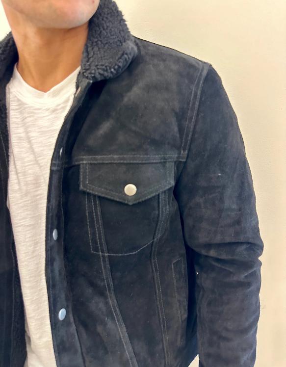 Palisade Jacket (Navy Suede)