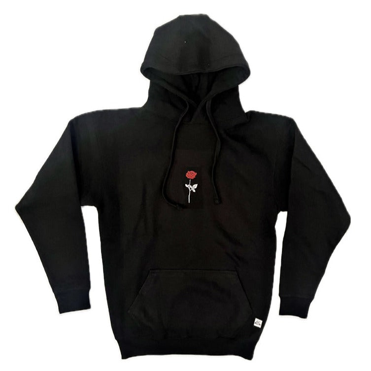 Hoodie best sale rose black