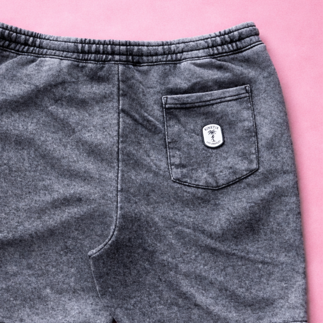 Bondi Beach Cotton Shorts 8" Inseam (Mineral Charcoal)