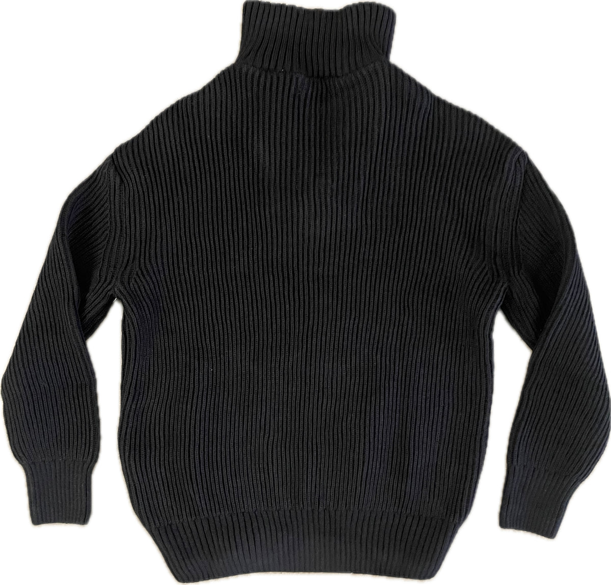 Newport Zip Long Sleeve (Raven Black with Steel Gray Interior Collar)