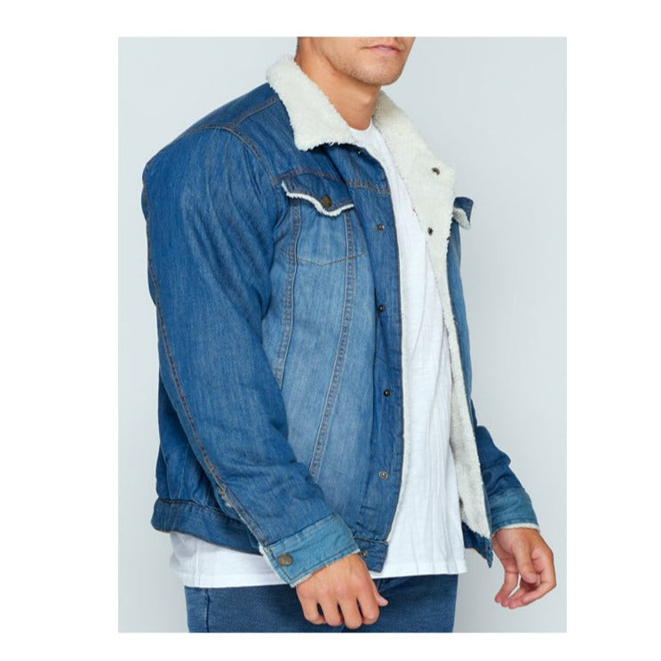 Beach Bonfire Denim Jacket (Denim Wash)