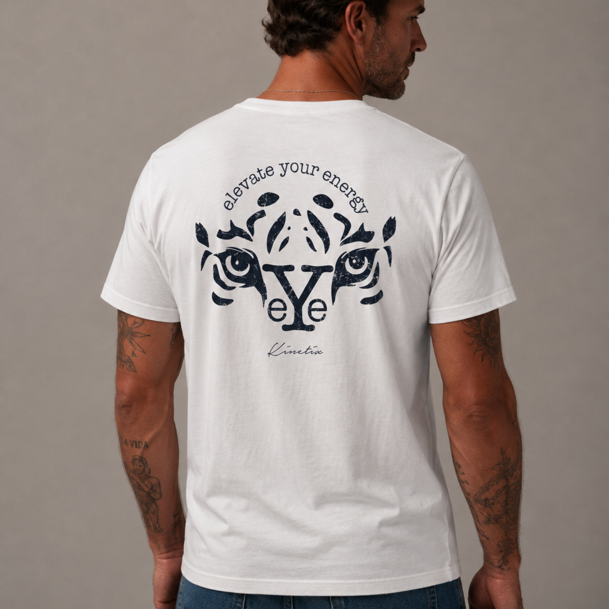Elevate Your Energy Organic Tee (White)