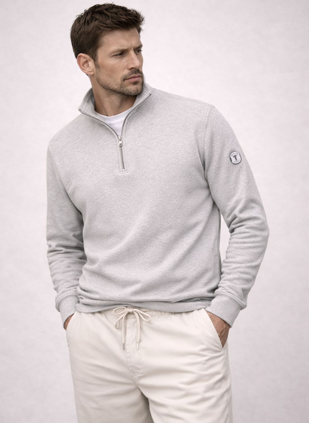 Arrowhead Quarter Zip Sweater