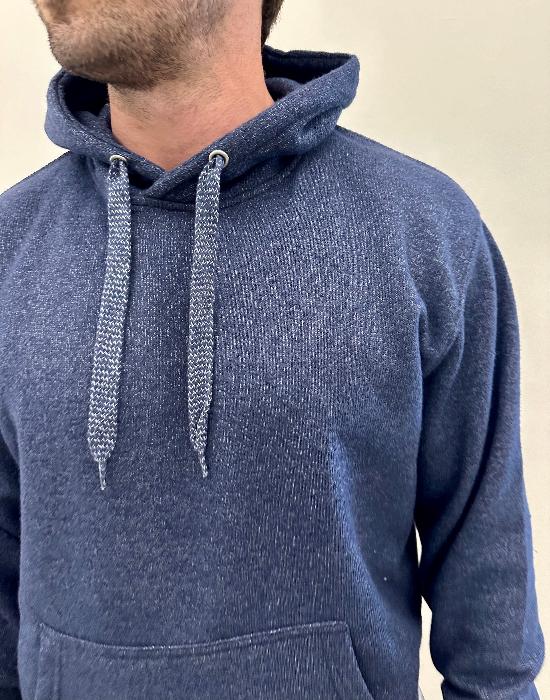 Half Moon Hoodie (Heather Navy)