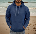 Half Moon Hoodie (Heather Navy)