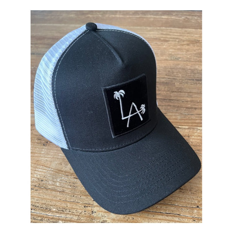 LA Hat (Black/White)