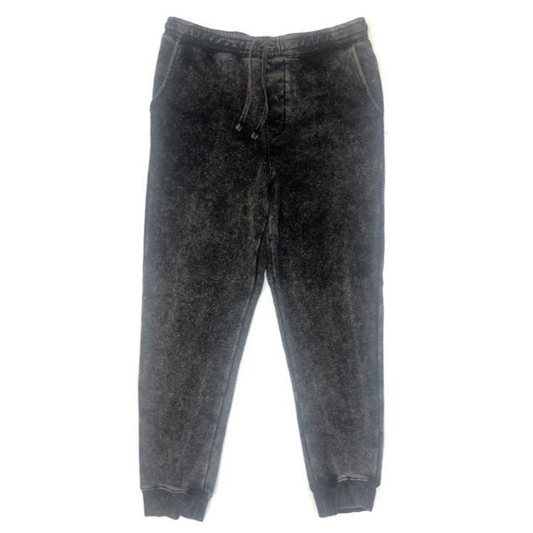 WASHED JOGGER PANTS - Anthracite grey