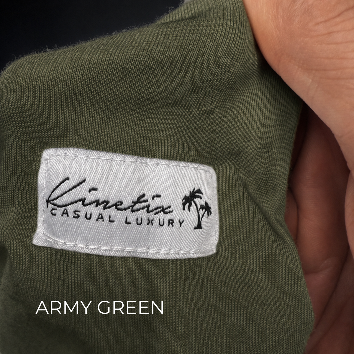 New Four Corners Tee Crew - Army Green