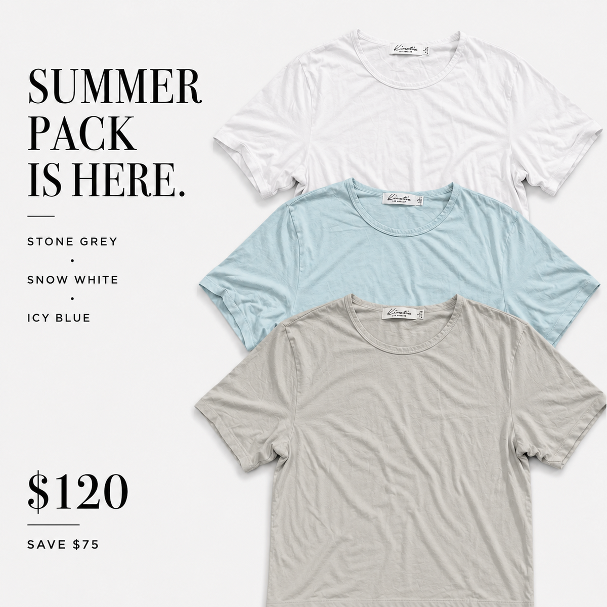 Summer Pack Four Corners Tee - Three Pack (Save $75) (Copy)