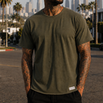 New Four Corners Tee Crew Organic - Army Green