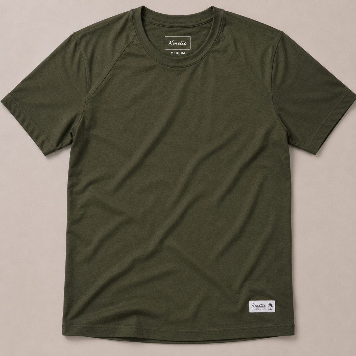New Four Corners Tee Crew - Army Green