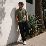 Summer Cotton Trouser (Tech Black)