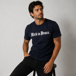 Rich in Peace Organic Tee (Navy or White)
