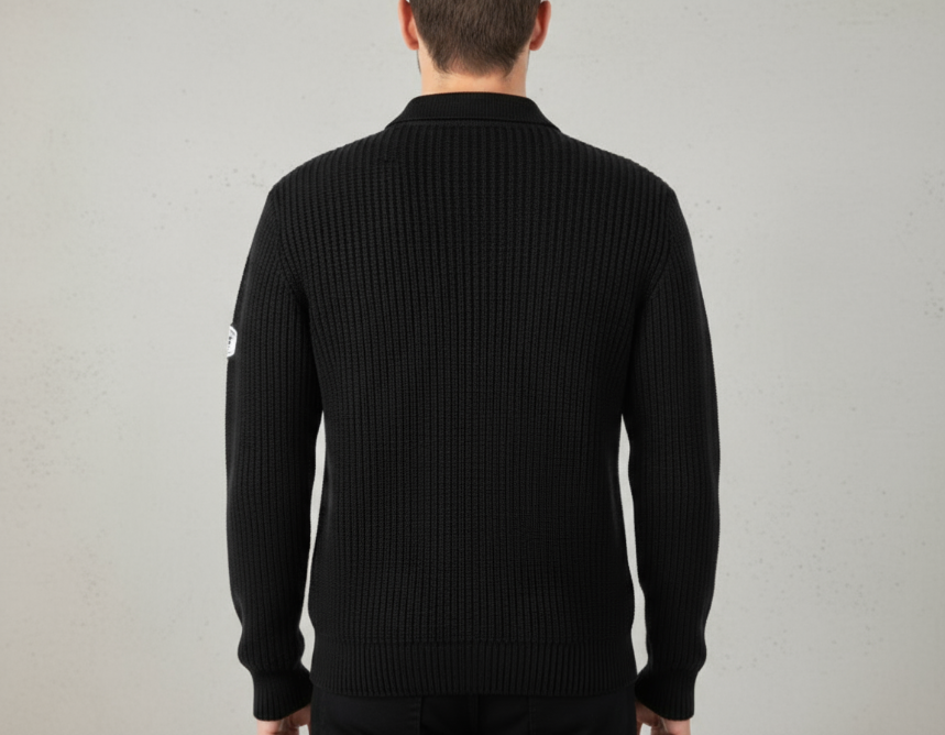 Sonoma Coast Zip Long Sleeve (Raven Black)