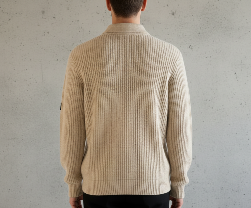 Sonoma Coast Zip Long Sleeve (Eggshell White)