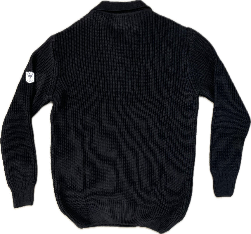 Sonoma Coast Zip Long Sleeve (Raven Black)